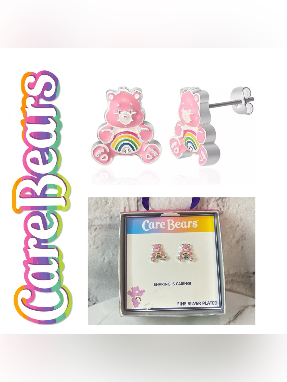 🌟🌟 Care Bears 3D Stud Earrings